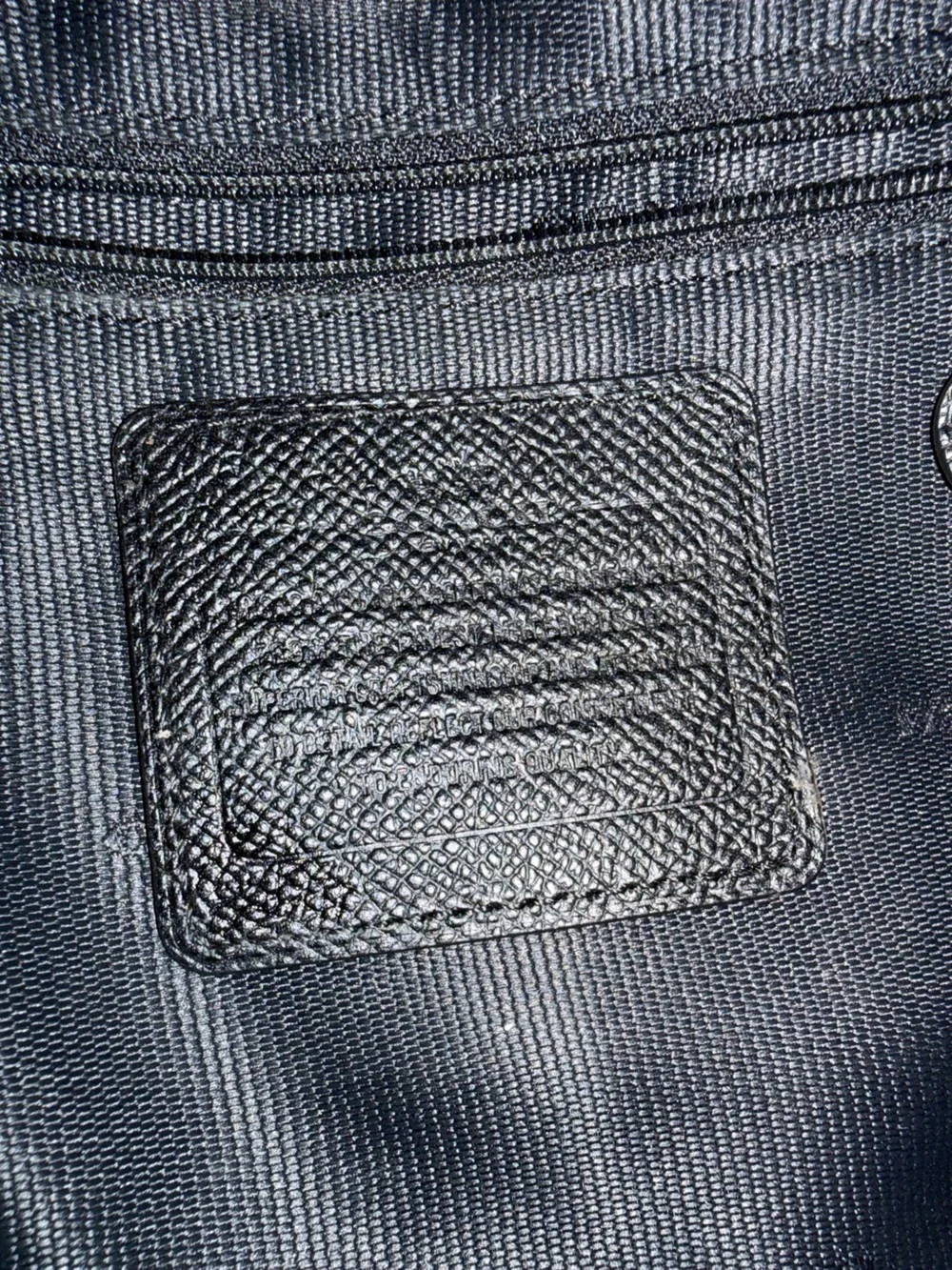 Coach Mini Crosby Carryall in Printed Crossgrain Leather Blue Black Flora